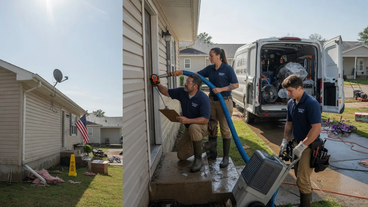 Ceiling Water Damage Restoration in Shawnee, OH near me